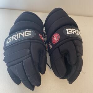 Brine L-33 Lacrosse Glove Black And White Floating Cuff Design L33 Vintage